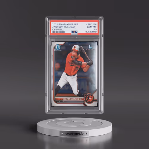 2022 Bowman Draft #BDC168 Jackson Holliday - Chrome (PSA 10 GEM MINT)