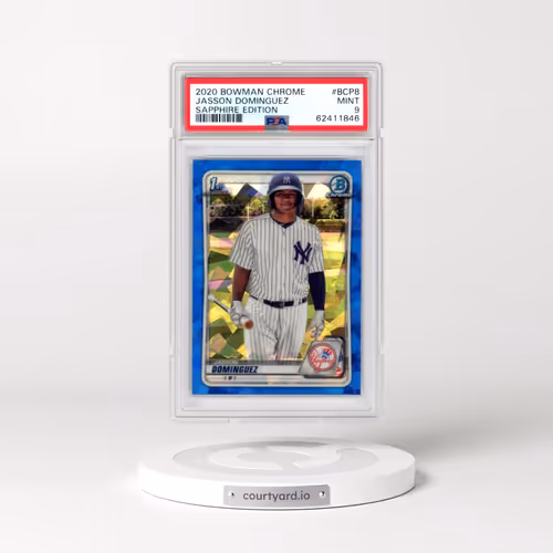 2020 Bowman Chrome Sapphire Edition #BCP8 Jasson Dominguez (PSA 9 MINT)