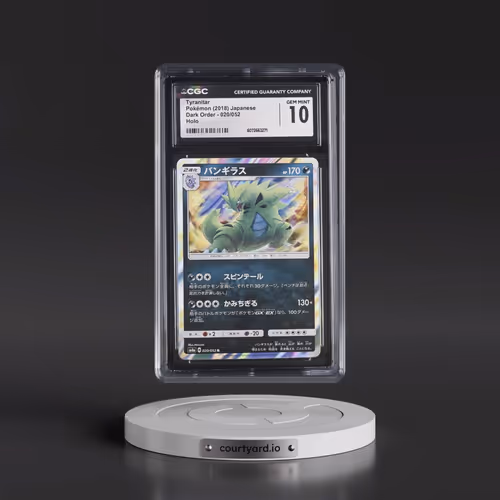 2018 Dark Order #020/052 Tyranitar - Holo (CGC 10 GEM MINT)