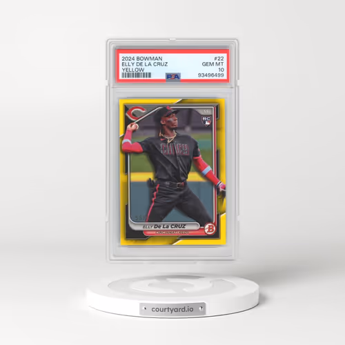2024 Bowman #22 Elly de La Cruz - Yellow (PSA 10 GEM MINT)