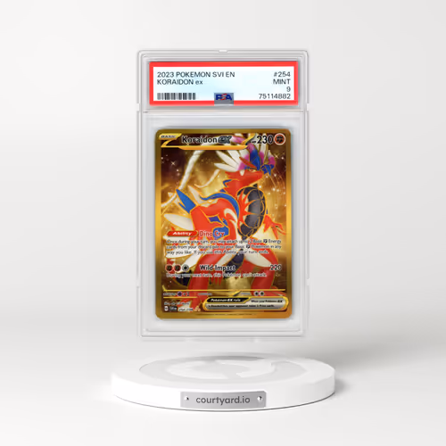 2023 Pokémon Svi EN-Scarlet & Violet #254 Koraidon EX - Holo Hyper Rare (PSA 9 MINT)