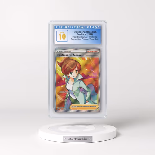 2017 Black Star Promos - Sword & Shield #SWSH152 Professor's Research - Professor Juniper Premium To