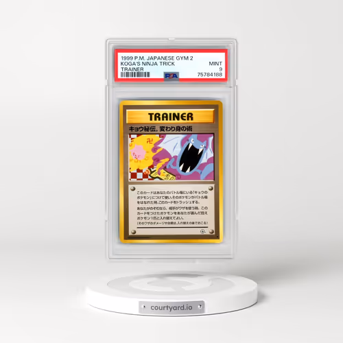 1999 Pokémon Gym 2 Koga's Ninja Trick - Trainer (PSA 9 MINT)