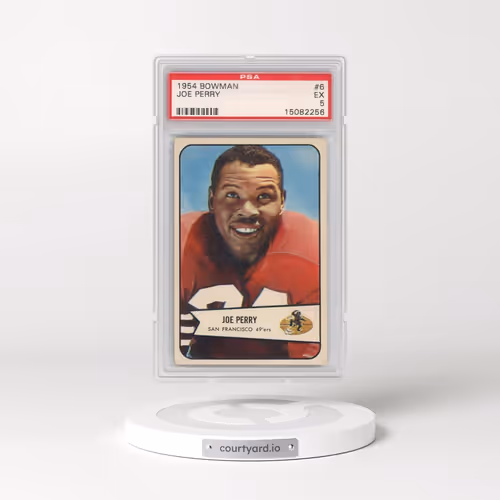 1954 Bowman #6 Joe Perry (PSA 5 EX)