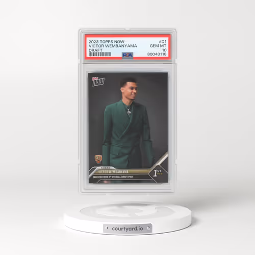 2023 Topps Now Draft #D1 Victor Wembanyama (PSA 10 GEM MINT)