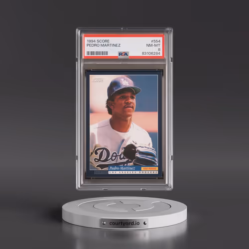 1994 Score #554 Pedro Martinez (PSA 8 NM-MT)