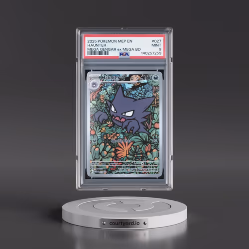 2025 Pokémon Mep EN-Me Black Star Promo #027 Haunter - Mega Gengar EX Mega Battle Deck (PSA 9 MINT)