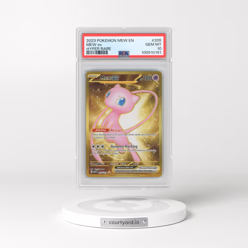 2023 Pokémon Mew EN-151 #205 Mew EX - Holo Hyper Rare (PSA 10 GEM MINT)