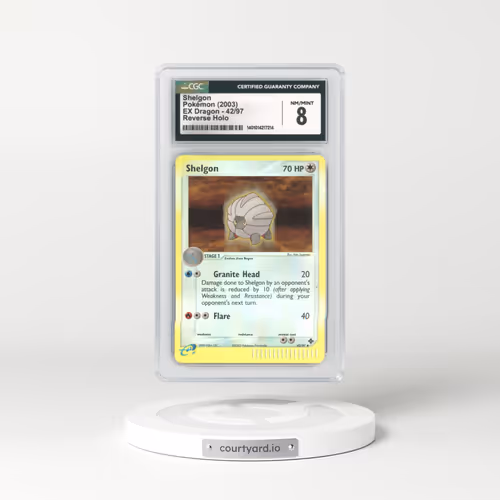 2003 EX Dragon #42 Shelgon - Holo e-Card Symbol (CGC 8 NM-MT)