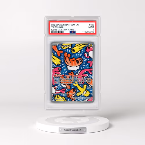 2024 Pokémon Twm EN-Twilight Masquerade #186 Tatsugiri - Illustration Rare (PSA 9 MINT)