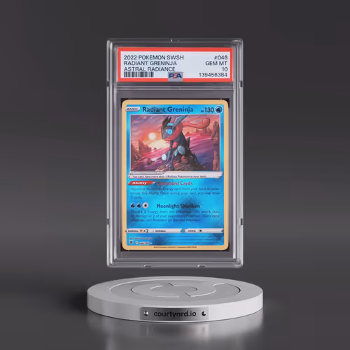 2022 Pokémon Sword & Shield Astral Radiance #046 Radiant Greninja - Holo (PSA 10 GEM MINT)