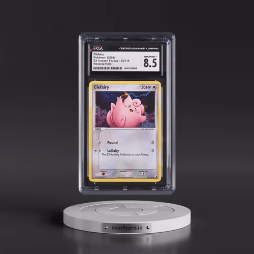 2005 EX Unseen Forces #53/115 Clefairy - Reverse Holo (CGC 8.5 NM-MT+)