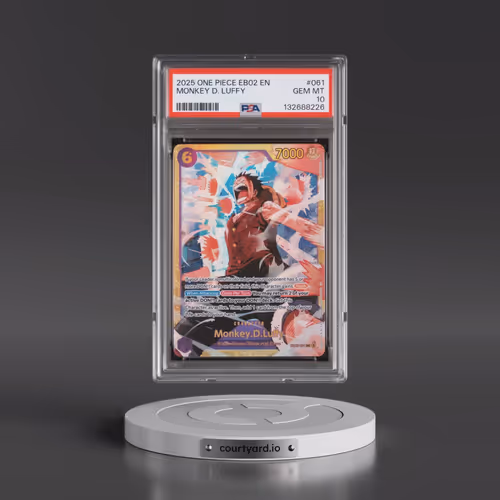 2025 One Piece EB02-Extra Booster -Anime 25th Collection #061 Monkey D. Luffy (PSA 10 GEM MINT)