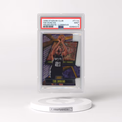 1998 Stadium Club Triumvirate #T11A Tim Duncan - Luminous (PSA 9 MINT)