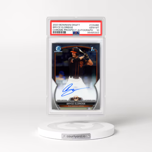 2023 Bowman Draft Chrome Prospect Autograph #CDABE Bryce Eldridge (PSA 10 GEM MINT)