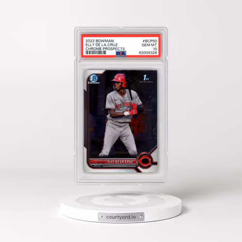 2022 Bowman Chrome Prospects #BCP50 Elly de La Cruz (PSA 10 GEM MINT)