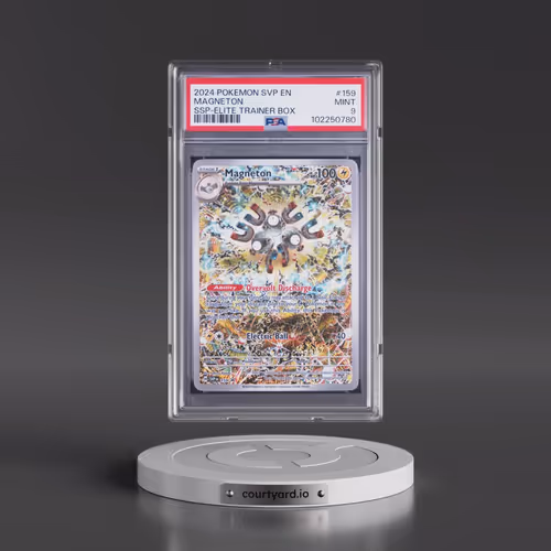 2024 Pokémon Svp EN-SV Black Star Promo #159 Magneton - Surging Sparks Elite Trainer Box (PSA 9 MINT