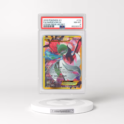 2016 Pokémon XY Steam Siege #116 Gardevoir EX - Holo Full Art Secret (PSA 8 NM-MT)