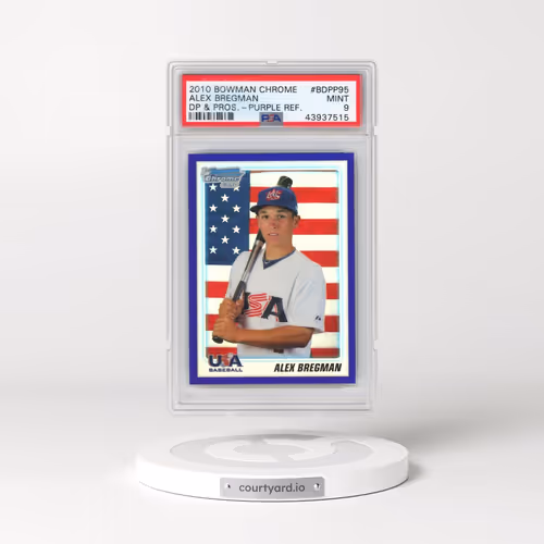 2010 Bowman Chrome Draft Picks & Prospects #BDPP95 Alex Bregman - Purple Refractor (PSA 9 MINT)
