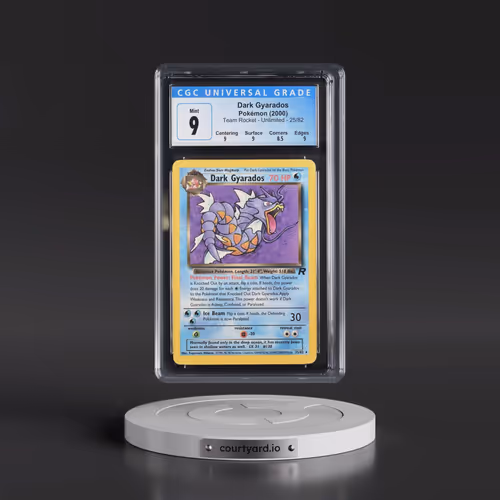1999 Team Rocket #25/82 Dark Gyarados (CGC 9 MINT)