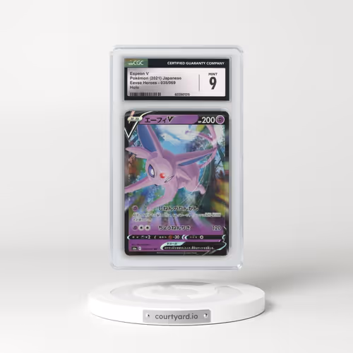 2021 Eevee Heroes #035/069 Espeon V - Holo (CGC 9 MINT)