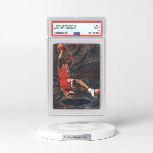 1996 Metal #241 Michael Jordan (PSA 9 MINT)