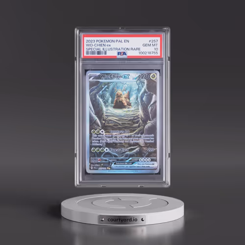 2023 Pokémon Pal EN-Paldea Evolved #257 WO-Chien EX - Holo Special Illustration Rare (PSA 10 GEM MIN