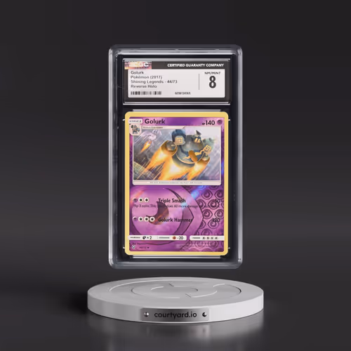 2017 Shining Legends #44/73 Golurk - Reverse Holo (CGC 8 NM-MT)