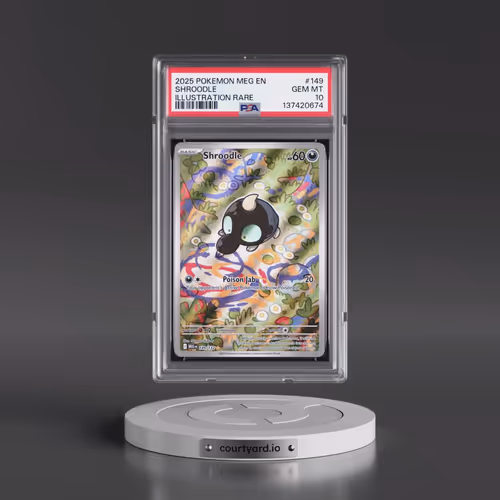 2025 Pokémon Meg EN-Mega Evolution #149 Shroodle - Illustration Rare (PSA 10 GEM MINT)
