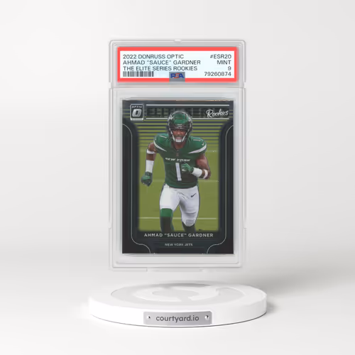 2022 Panini Donruss Optic #ESR20 Ahmad "Sauce" Gardner - the Elite Series Rookies (PSA 9 MINT)