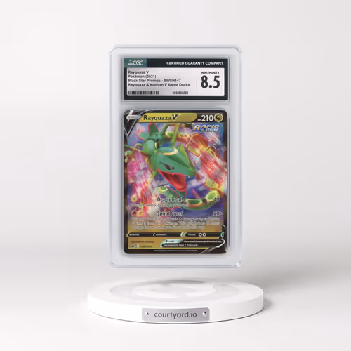 2017 Black Star Promos - Sword & Shield #SWSH147 Rayquaza V - Holo Rayquaza & Noivern V Battle Decks