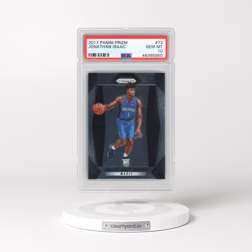 2017 Panini Prizm #73 Jonathan Isaac (PSA 10 GEM MINT)