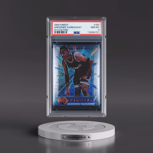 1994 Finest #167 Anfernee Hardaway - w/Coating (PSA 8 NM-MT)
