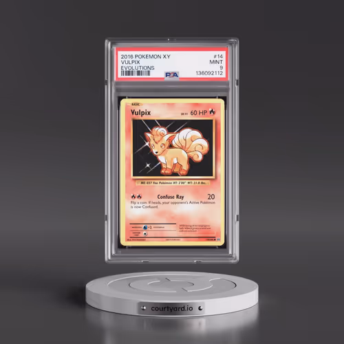 2016 Pokémon XY Evolutions #14 Vulpix (PSA 9 MINT)