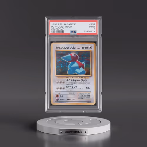 1999 Pokémon CD Promo #137 Porygon - Holo CD Promo (PSA 9 MINT)