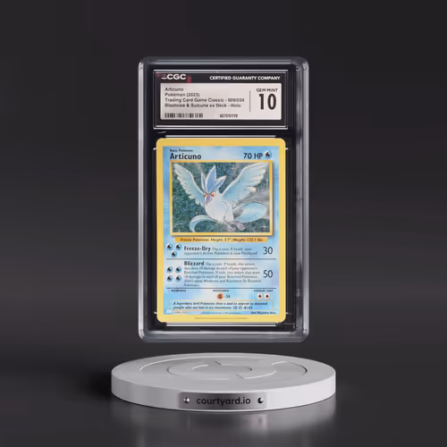 2023 Trading Card Game Classic - CLV, CLC, CLB #009/034 Articuno - Blastoise & Suicune ex Deck -