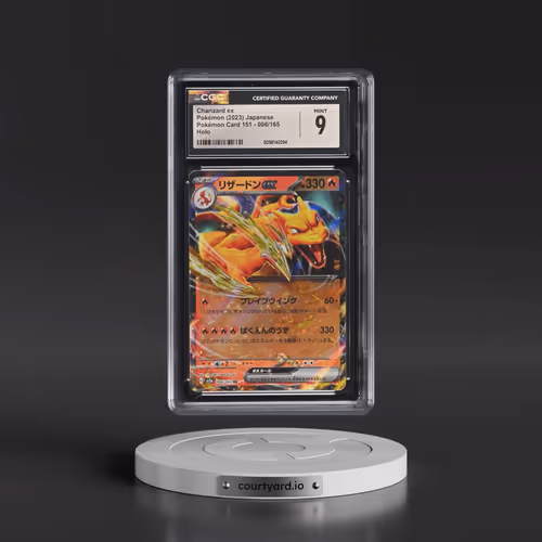 2023 Pokémon Card 151 #006/165 Charizard ex - Holo (CGC 9 MINT)