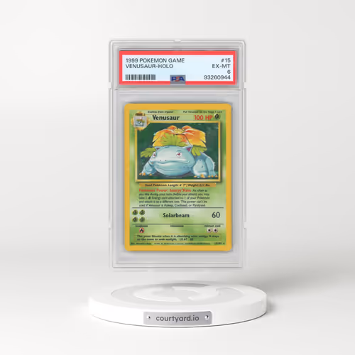 1999 Pokémon Game #15 Venusaur - Holo (PSA 6 EX-MT)