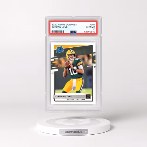 2020 Panini Donruss #304 Jordan Love (PSA 10 GEM MINT)