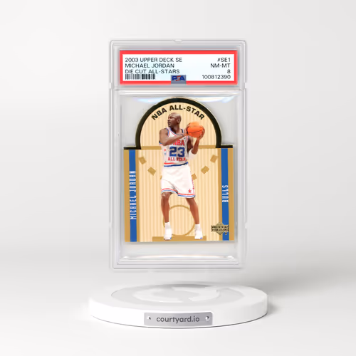2003 Upper Deck Se Die Cut All-Stars #SE1 Michael Jordan (PSA 8 NM-MT)