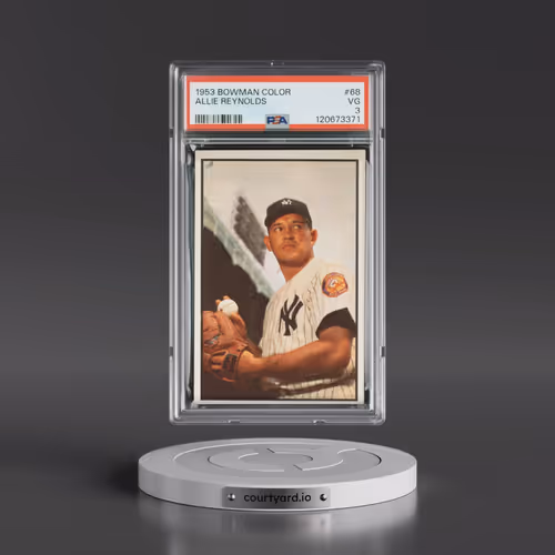 1953 Bowman Color #68 Allie Reynolds (PSA 3 VG)