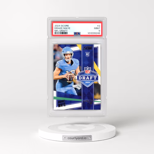 2024 Panini Score NFL Draft #2 Drake Maye (PSA 9 MINT)