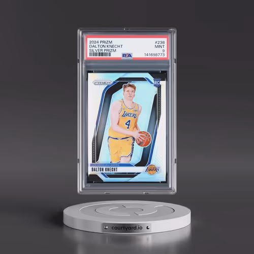2024 Panini Prizm #238 Dalton Knecht - Silver Prizm (PSA 9 MINT)