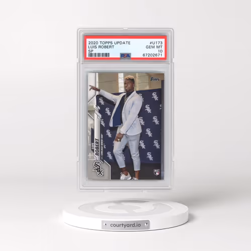 2020 Topps Update #U173 Luis Robert - SP (PSA 10 GEM MINT)