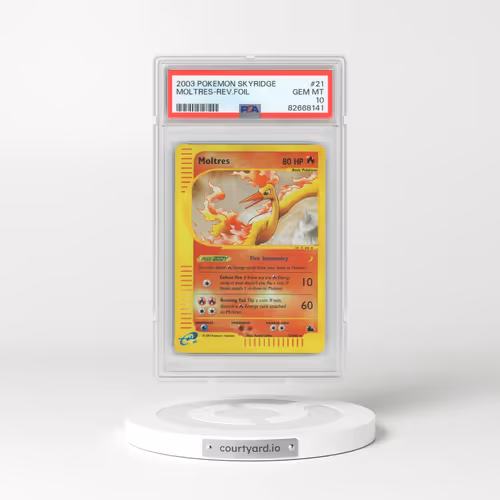 2003 Pokémon Skyridge #21 Moltres - Reverse Foil (PSA 10 GEM MINT)