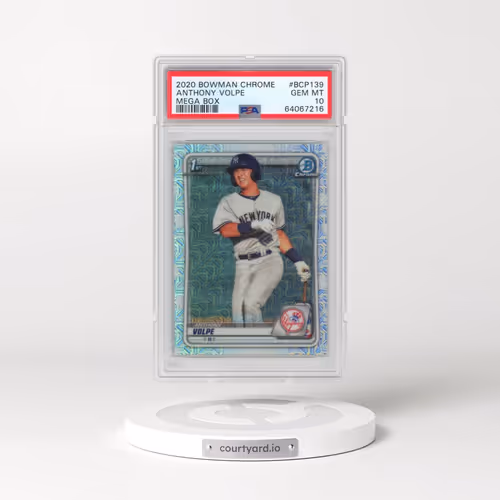 2020 Bowman Chrome Mega Box #BCP139 Anthony Volpe (PSA 10 GEM MINT)