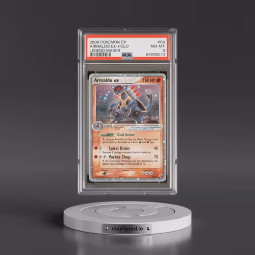 2006 Pokémon EX Legend Maker #84 Armaldo EX - Holo Holo (PSA 8 NM-MT)