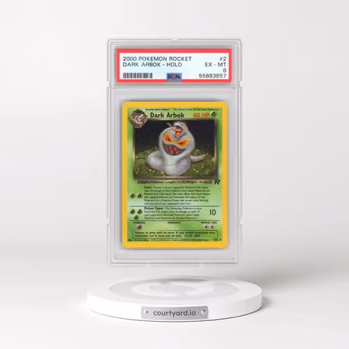 2000 Pokémon Rocket #2 Dark Arbok - Holo (PSA 6 EX-MT)
