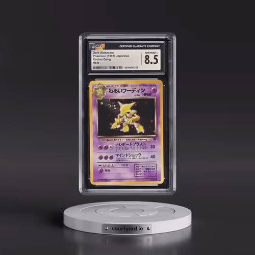 1997 Rocket Gang Dark Alakazam - Holo (CGC 8.5 NM-MT+)