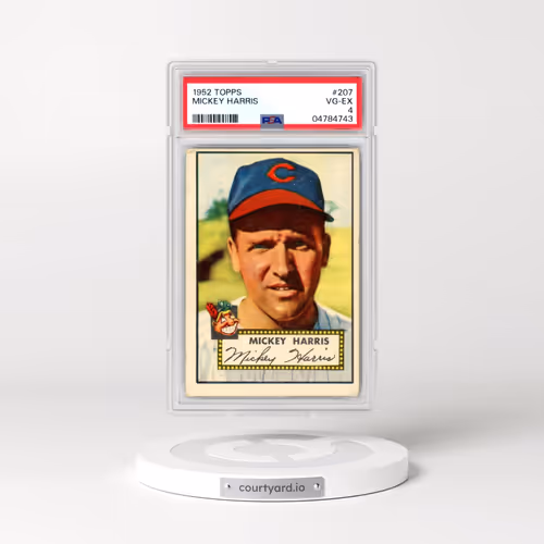 1952 Topps #207 Mickey Harris (PSA 4 VG-EX)